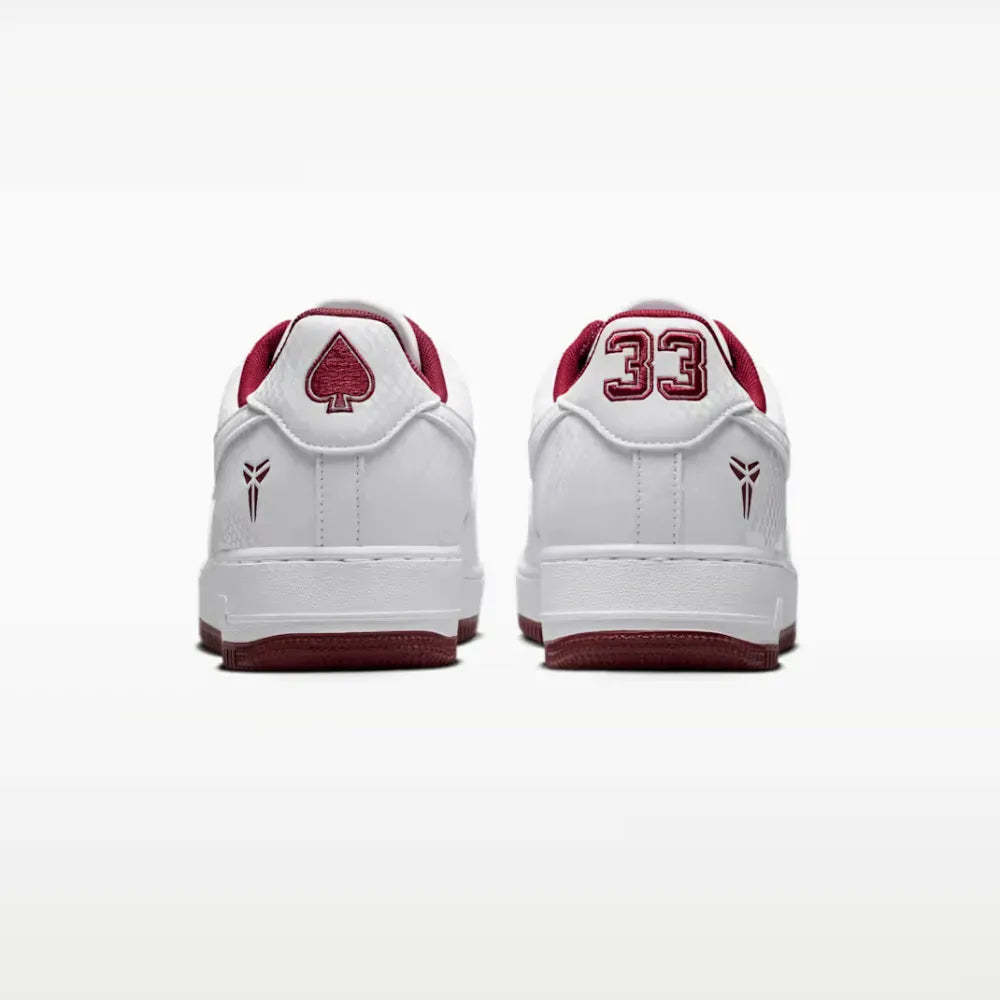 Kobe Bryant x Nike Air Force 1 Lower Merion Aces Team Red