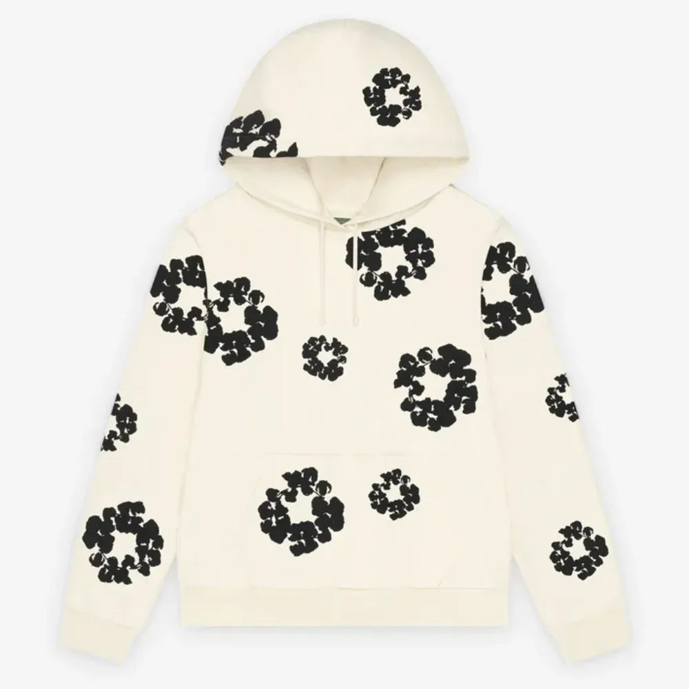 Moletom Denim Tears Cotton Wreath Oatmeal Black