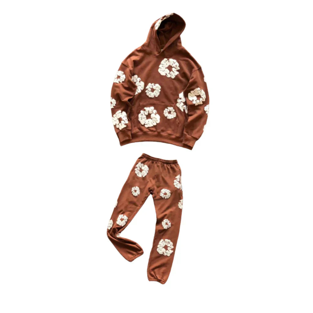 Conjunto Denim Tears Marrom