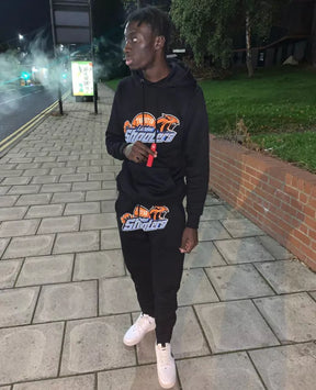 Conjunto Trapstar Shooters Hooded Preto