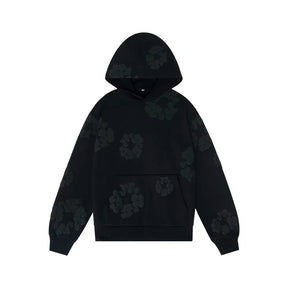 Moletom Denim Tears Cotton Wreath Hoodie Black Monochrome