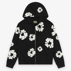 Moletom Denim Tears Cotton Wreath Zip Black