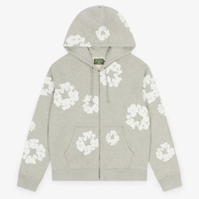 Moletom Denim Tears Cotton Wreath Zip Grey