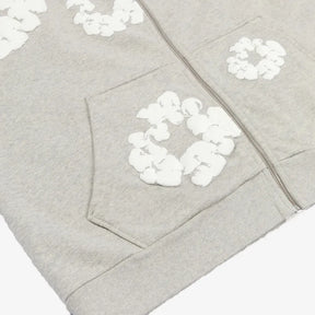 Moletom Denim Tears Cotton Wreath Zip Grey