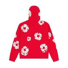 Moletom Denim Tears Cotton Wreath Zip Red