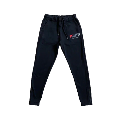 Conjunto Trapstar Chenille Decoded Preto/Vermelho