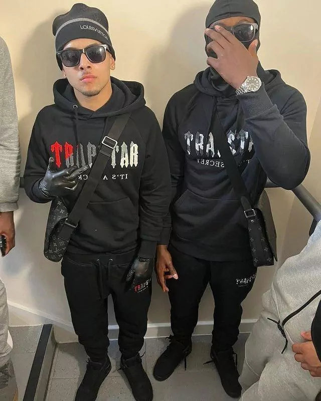Conjunto Trapstar Chenille Decoded Preto