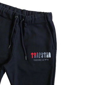 Conjunto Trapstar Chenille Decoded Preto/Vermelho