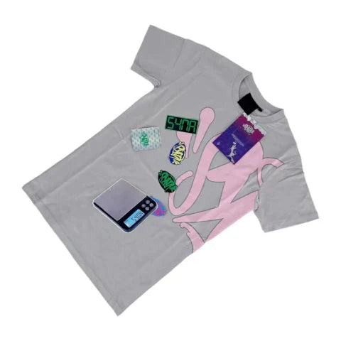 Conjunto SYNA World Cinza/Rosa